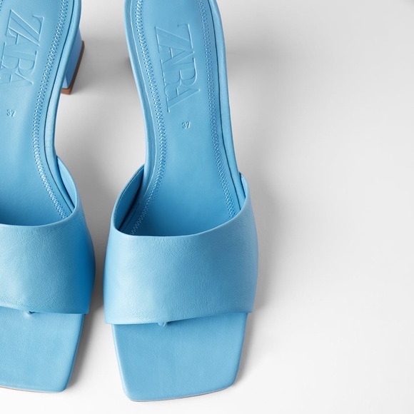 Zara mid heel mules